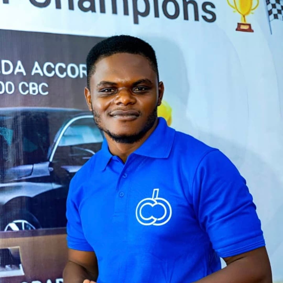 Jethro Mark Da'ar representing CBrilliance work at an event